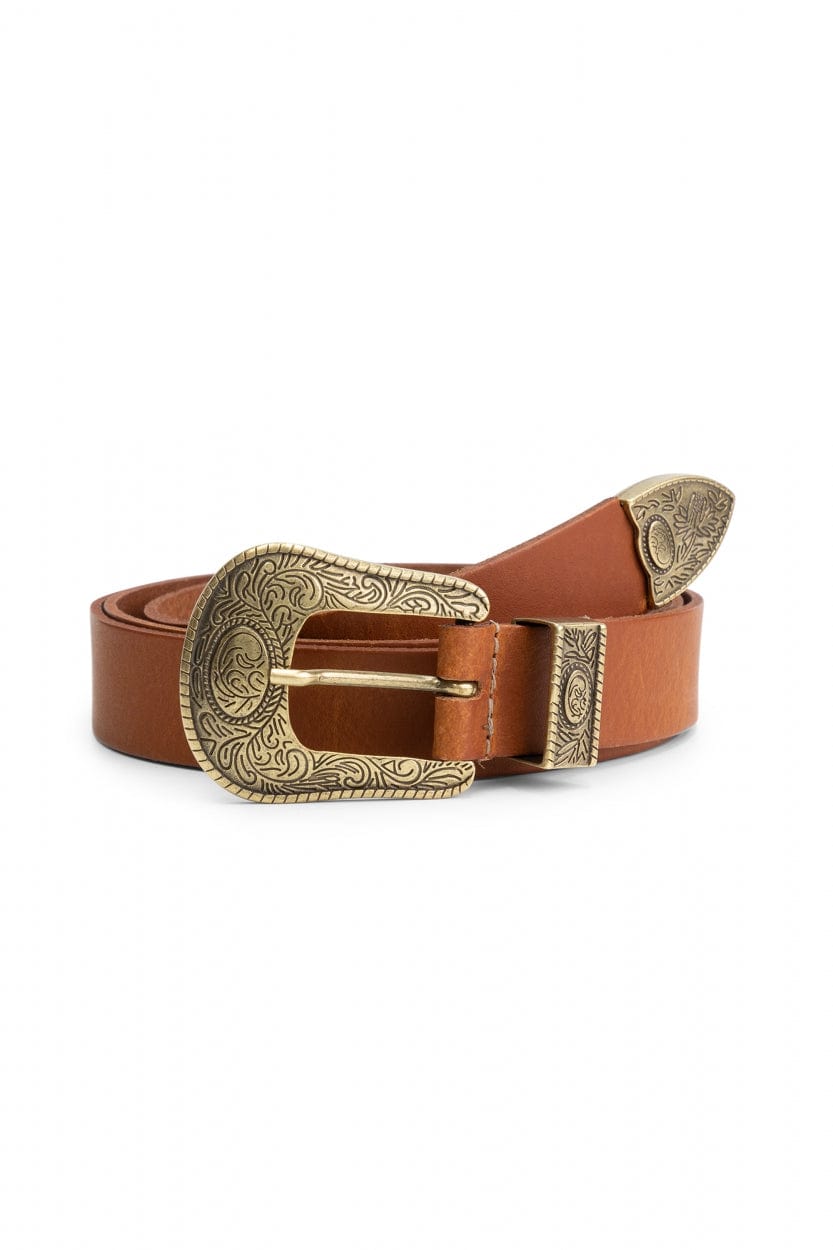 POM Amsterdam Belts BELT - Billie Leather Chestnut