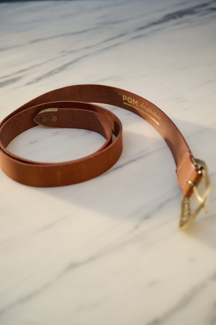 POM Amsterdam Belts BELT - Billie Leather Chestnut