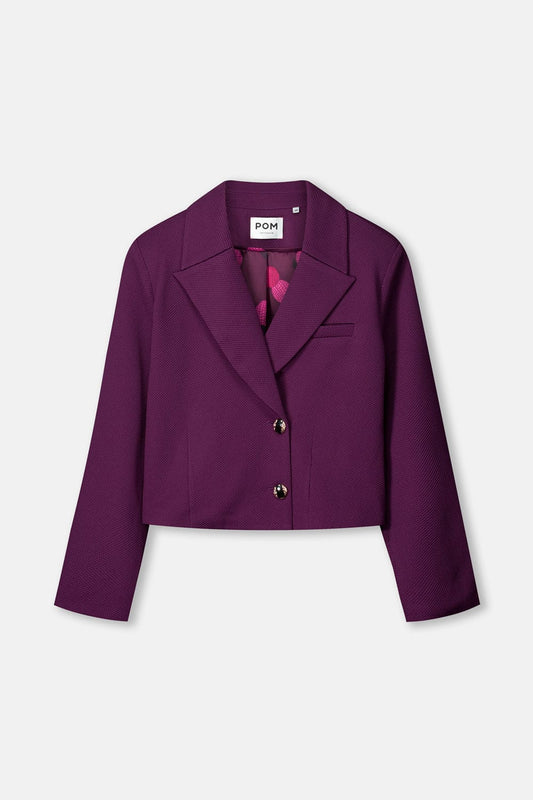 POM Amsterdam Blazers BLAZER - Cassie Dark Plum