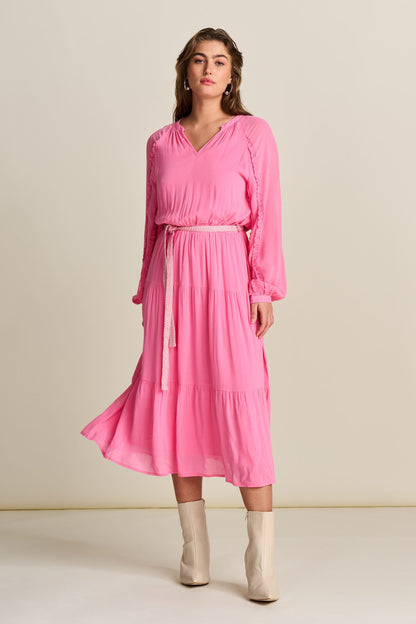 POM Amsterdam Dresses Pink / 34 DRESS - Georgie Blooming Pink