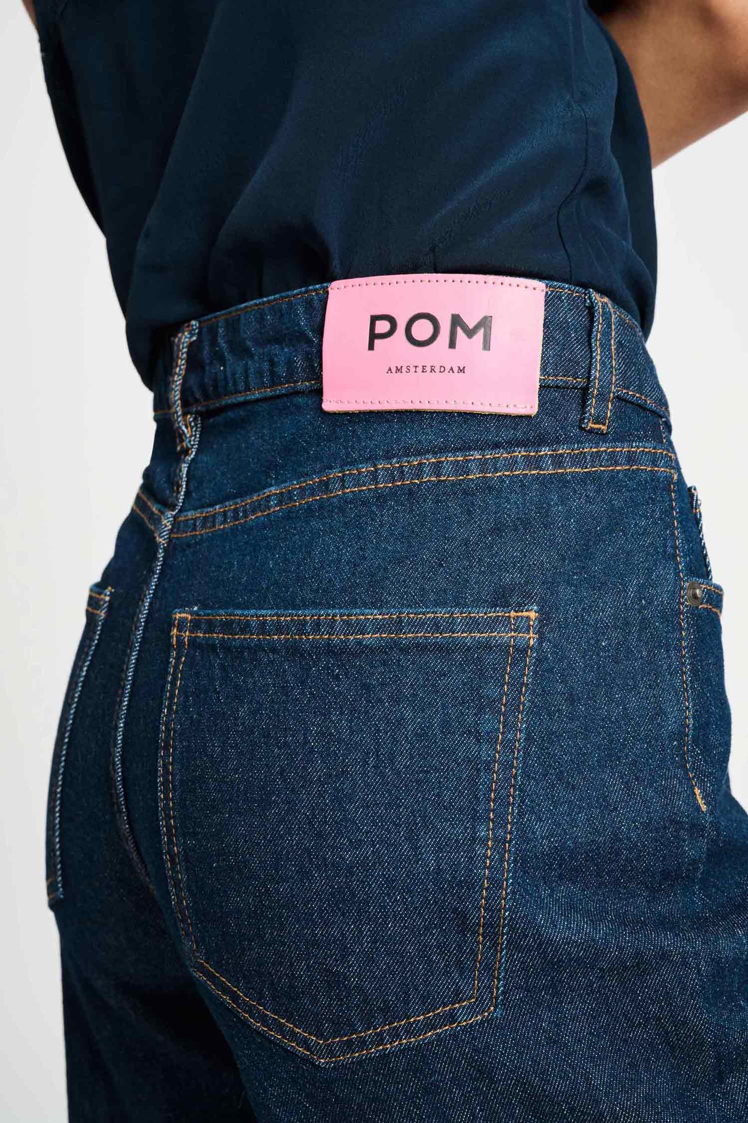 POM Amsterdam Jeans JEANS - Flare Dark Blue