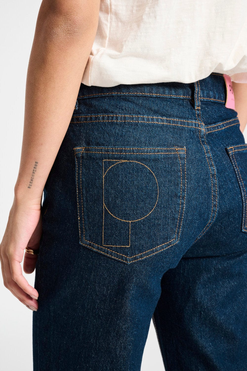 POM Amsterdam Jeans JEANS - Tapered Dark Blue