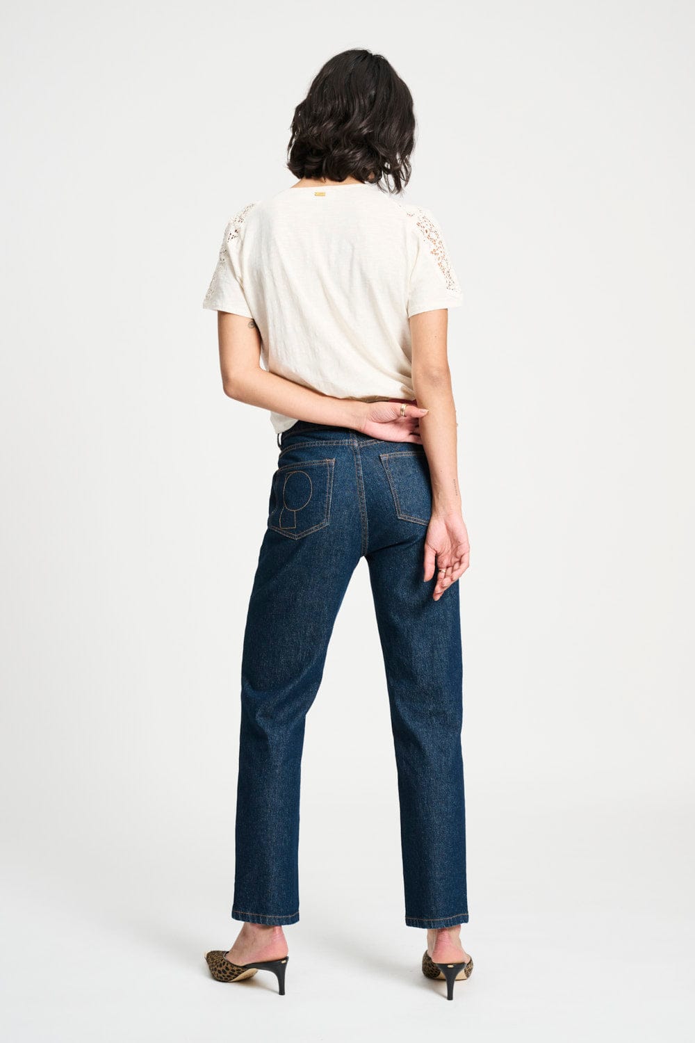 POM Amsterdam Jeans JEANS - Tapered Dark Blue