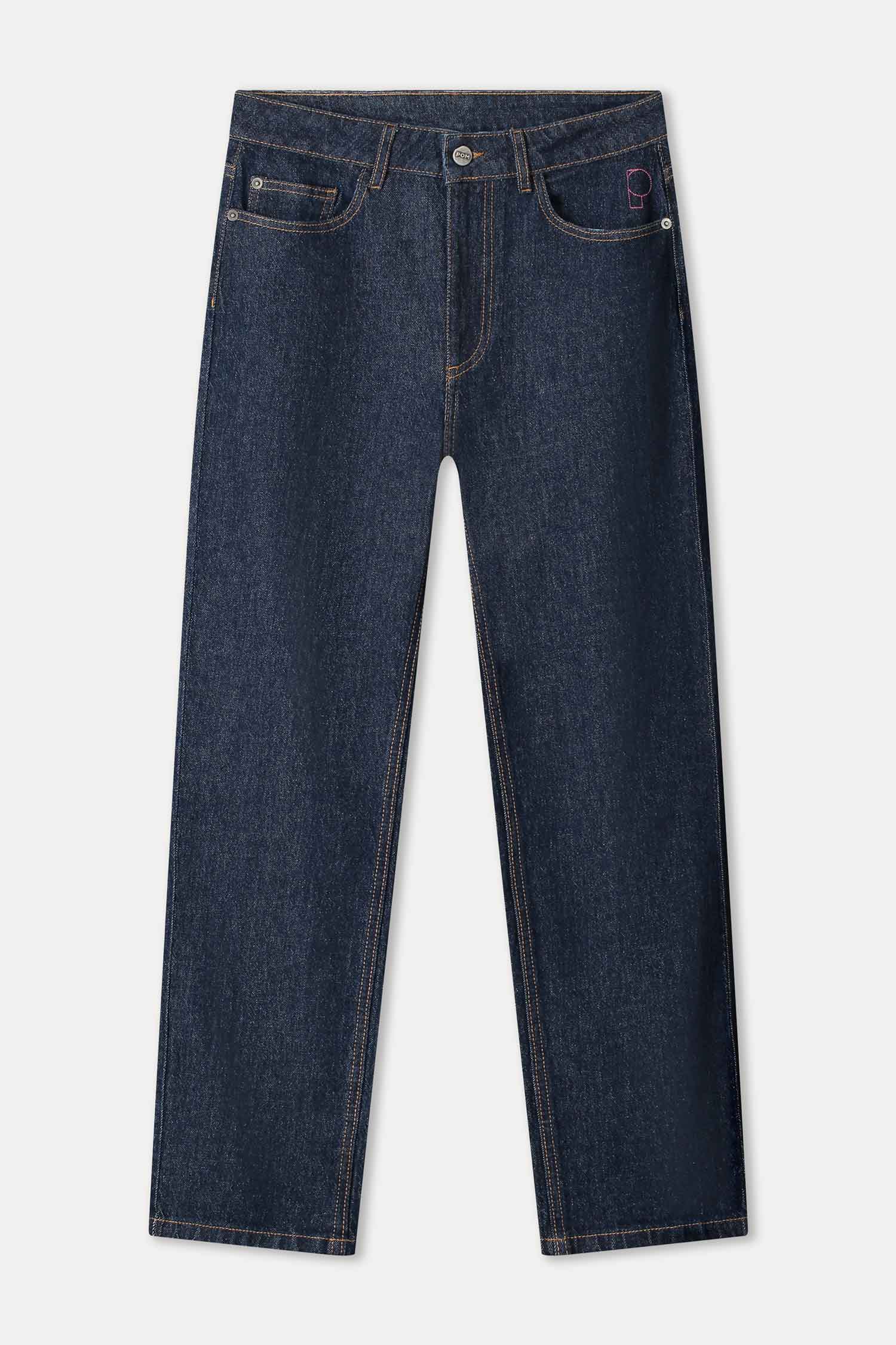 POM Amsterdam Jeans JEANS - Tapered Dark Blue