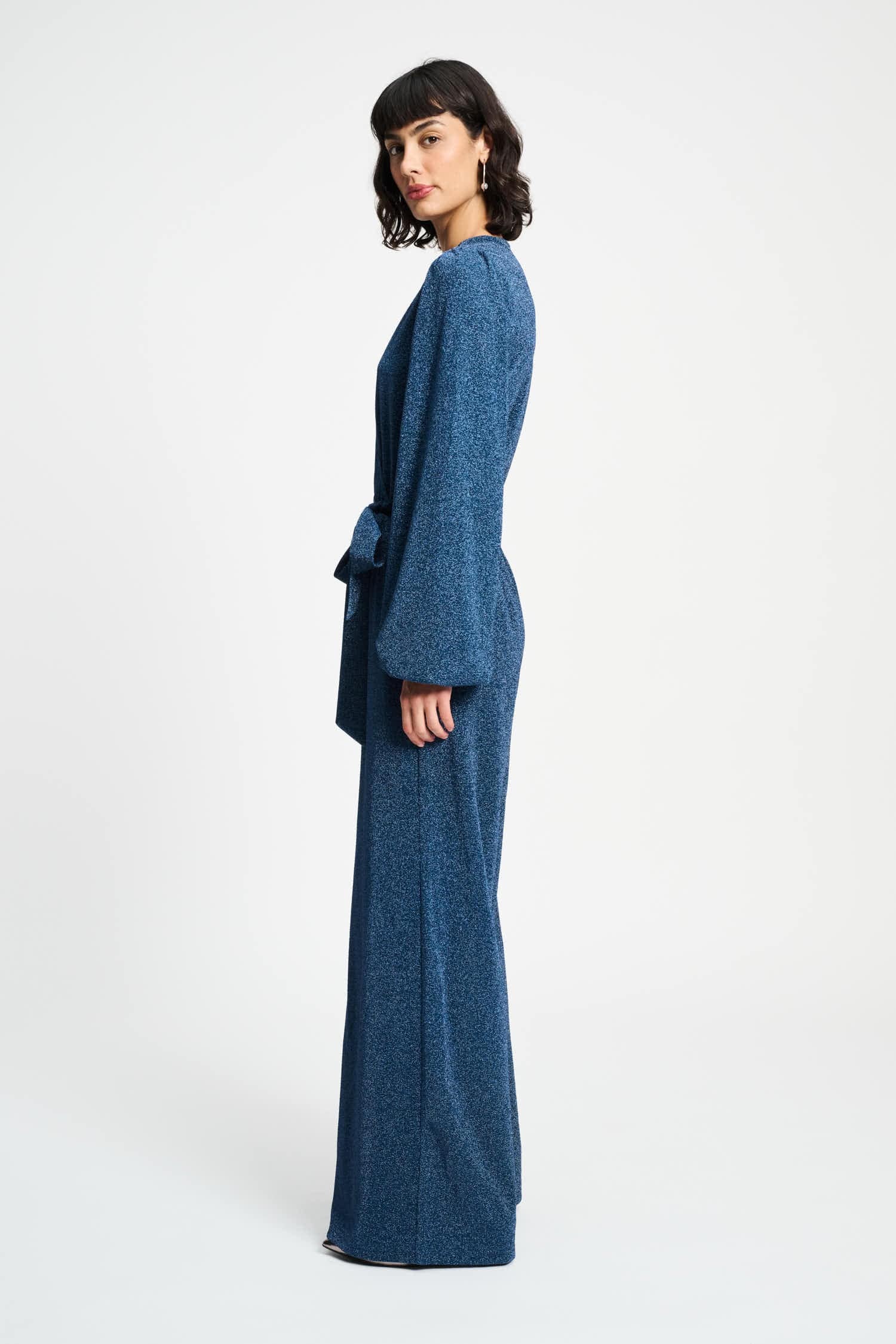 POM Amsterdam Jumpsuits JUMPSUIT - Glitter Dawn Blue