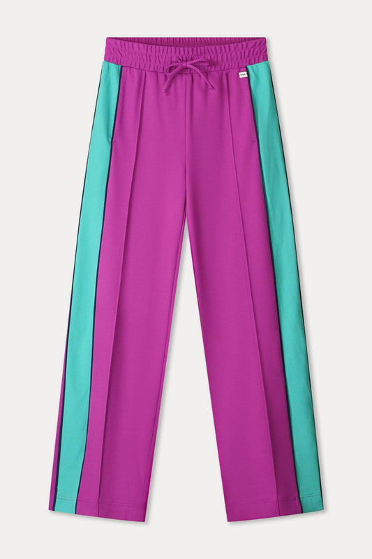 POM Amsterdam Pants PANTS - Colourblock Wild Purple