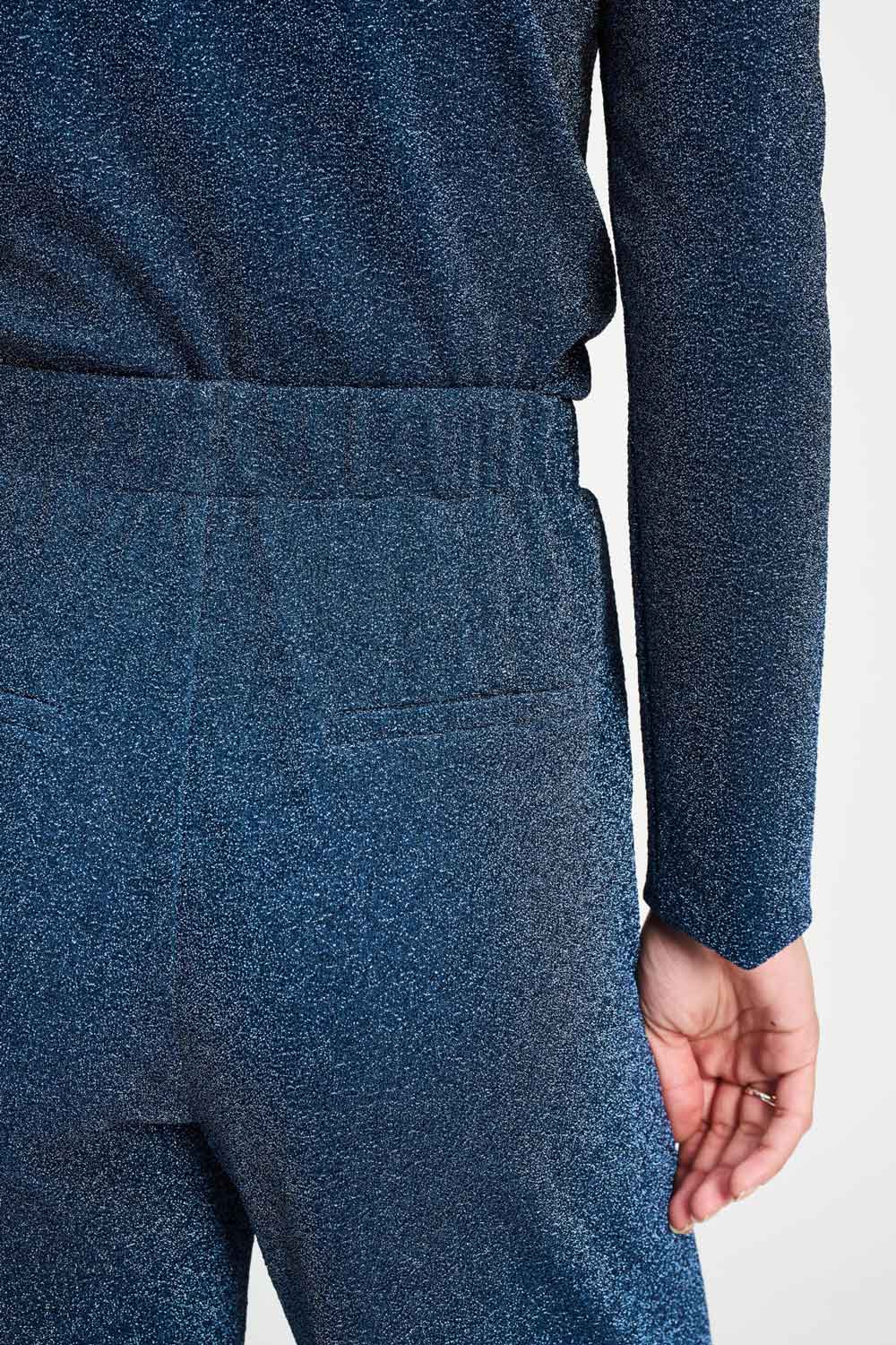 POM Amsterdam Pants PANTS - Glitter Dawn Blue
