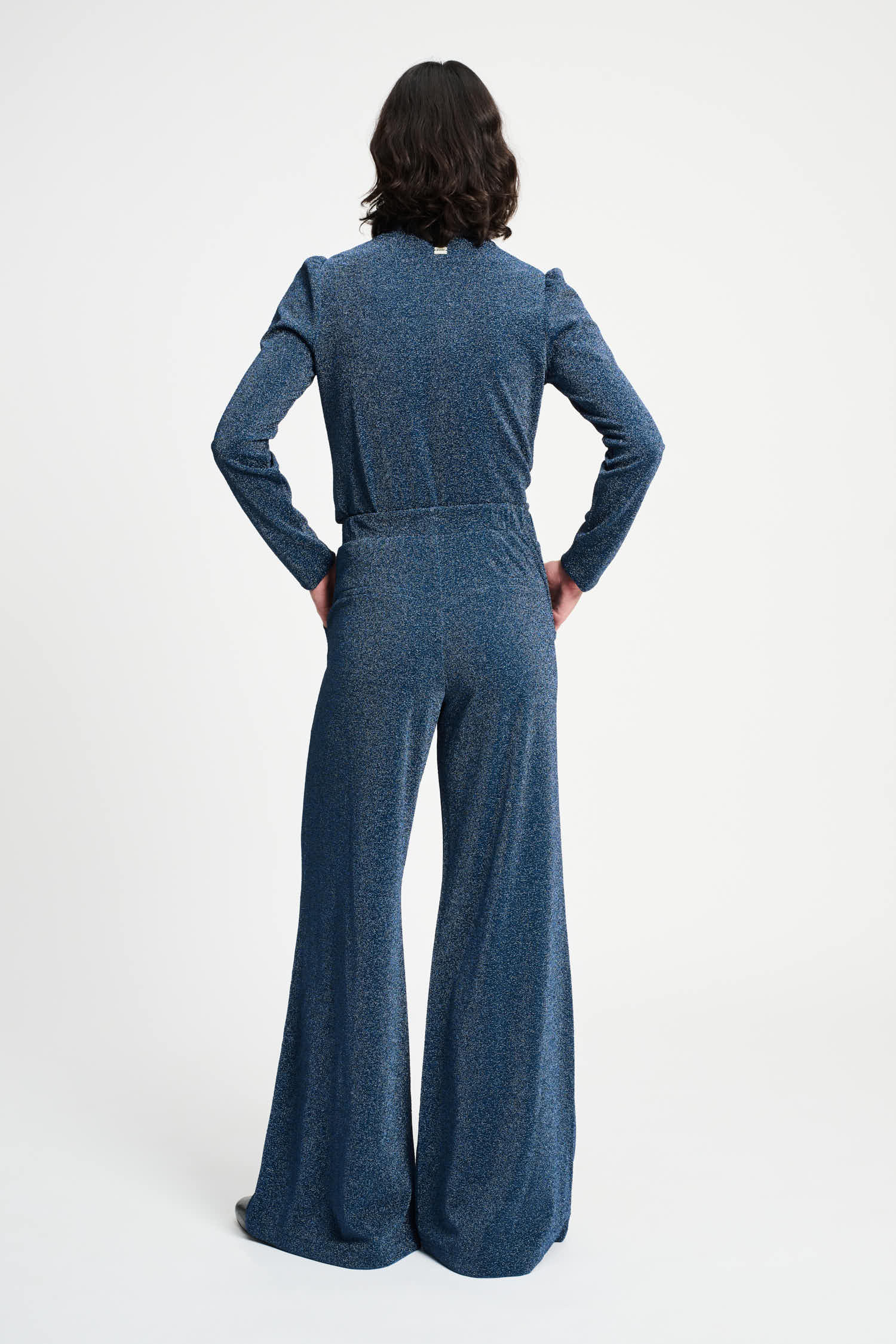 POM Amsterdam Pants PANTS - Glitter Dawn Blue