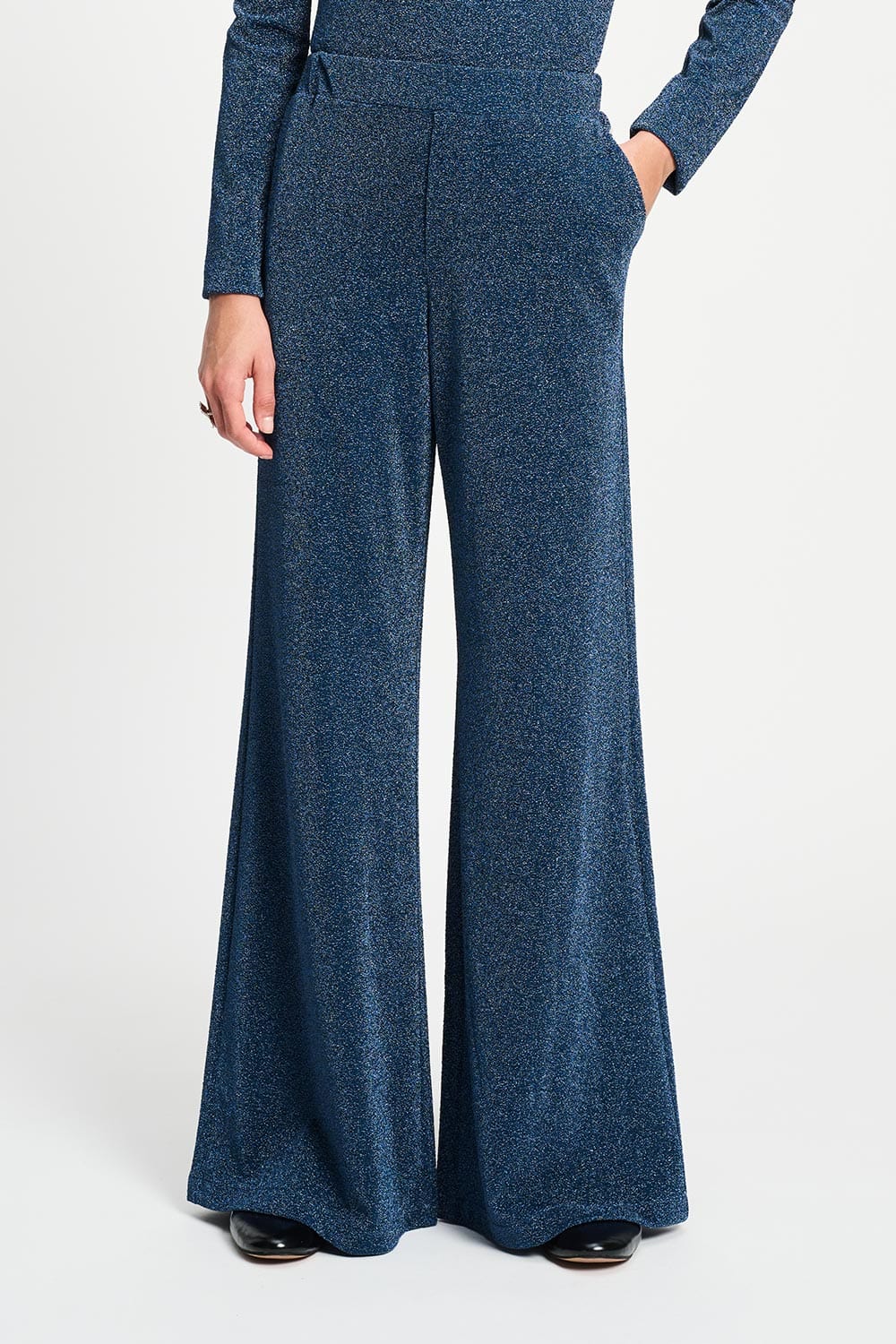 POM Amsterdam Pants PANTS - Glitter Dawn Blue
