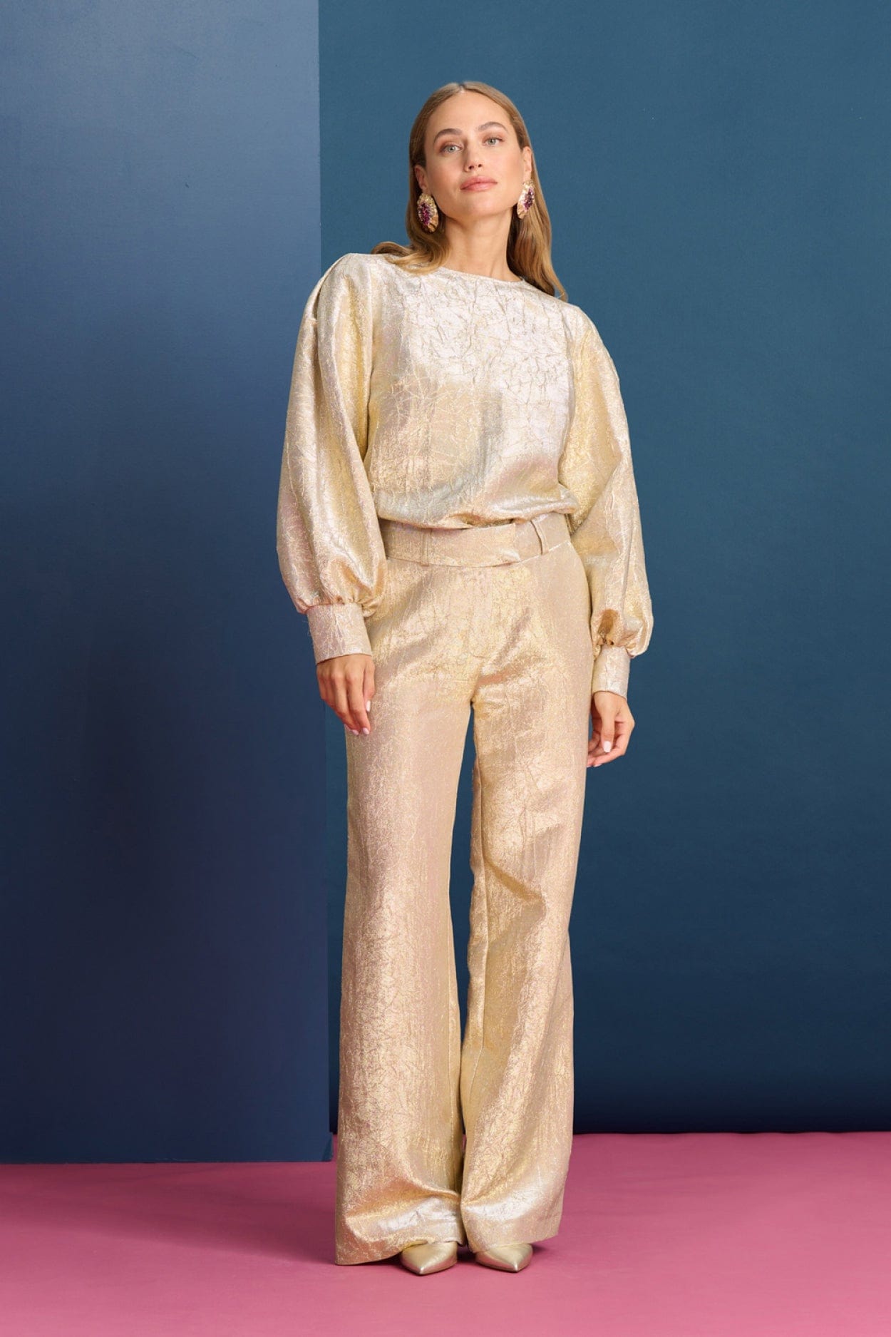 POM Amsterdam Pants PANTS - Stardust Gold