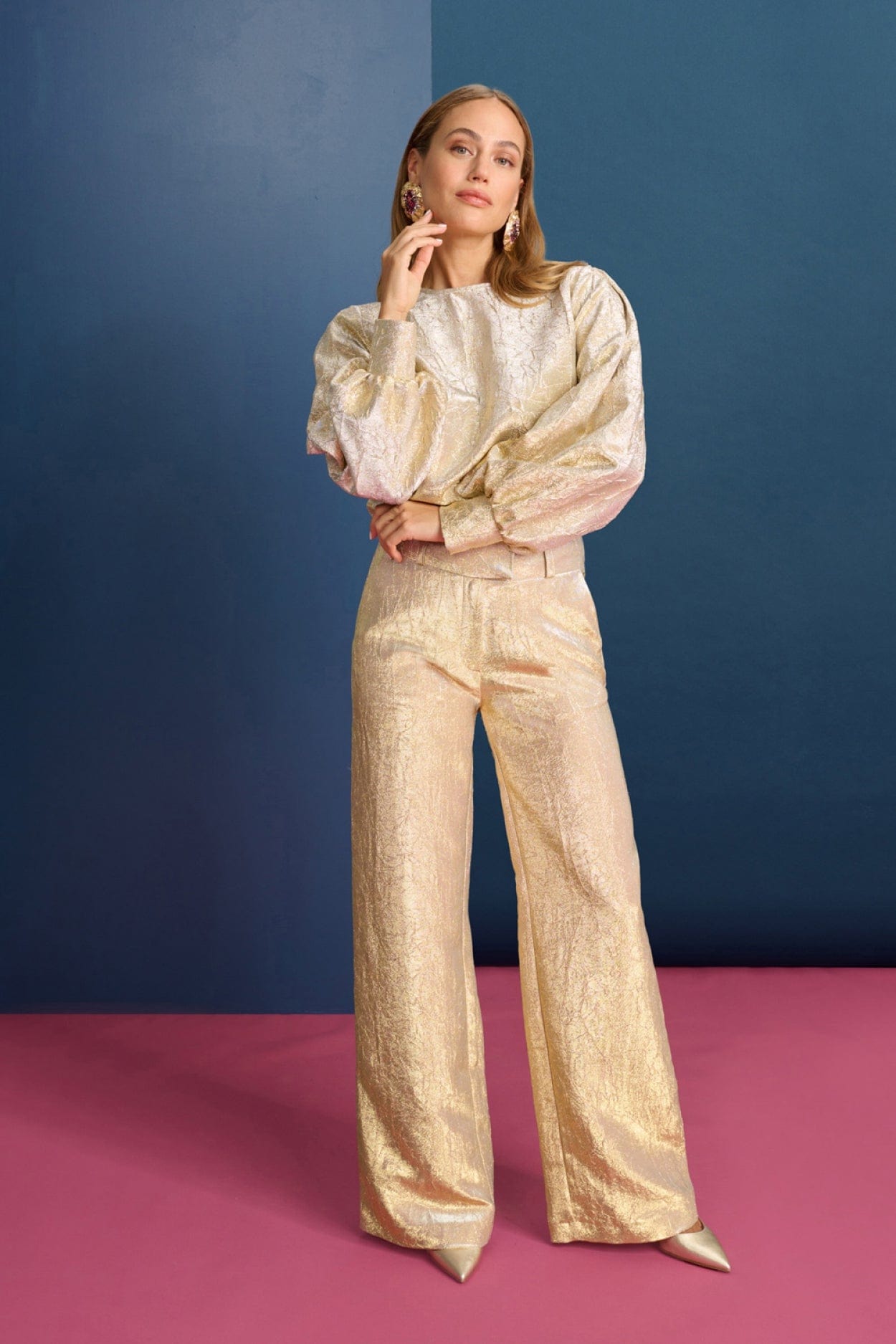 POM Amsterdam Pants PANTS - Stardust Gold
