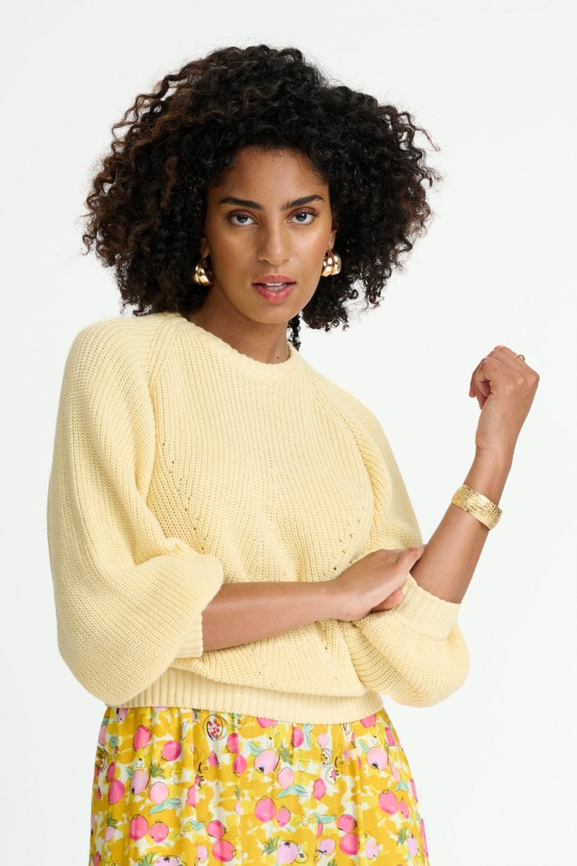 POM Amsterdam Pullovers PULLOVER - Sundaze Yellow