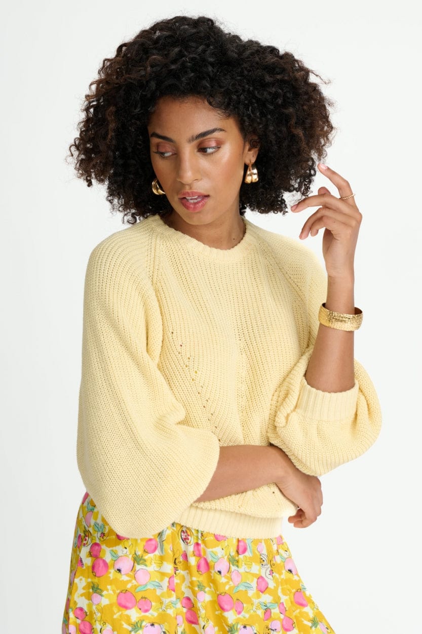 POM Amsterdam Pullovers PULLOVER - Sundaze Yellow