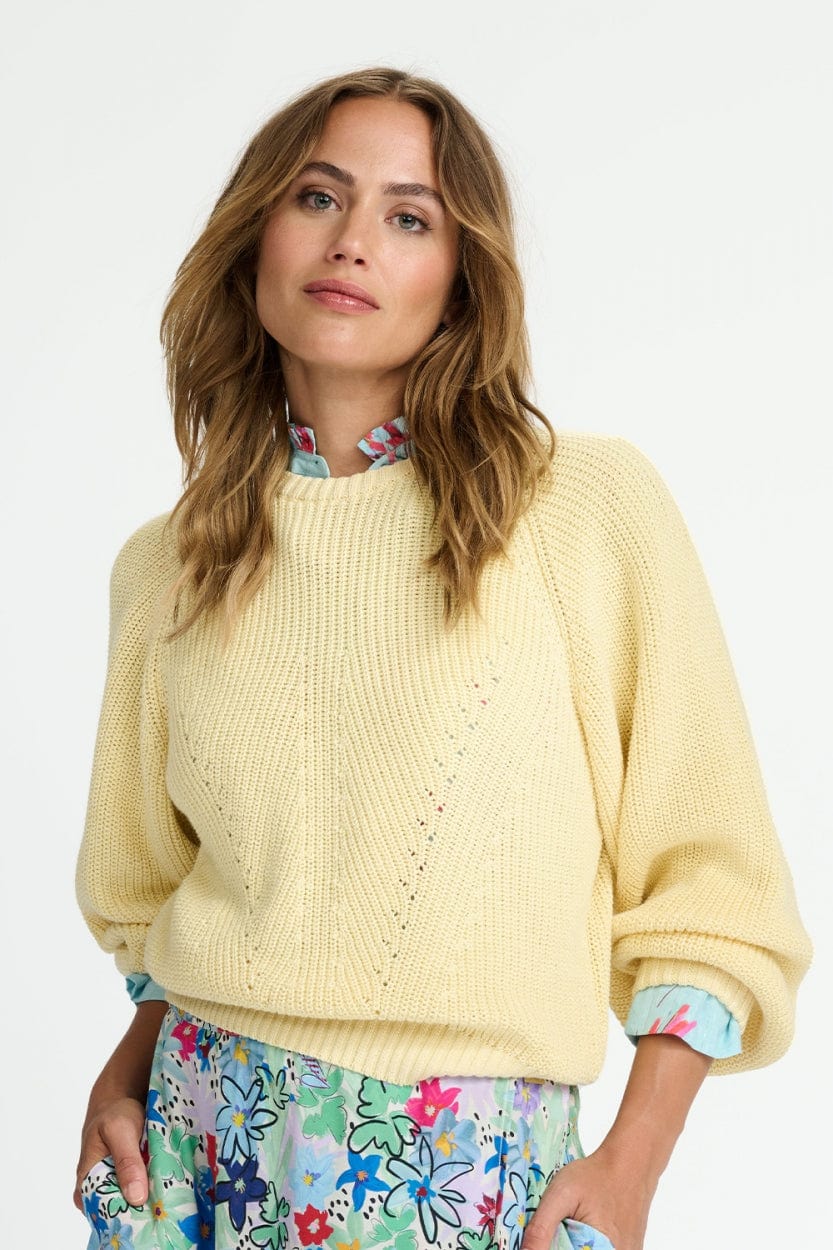 POM Amsterdam Pullovers Yellow / 34 PULLOVER - Sundaze Yellow