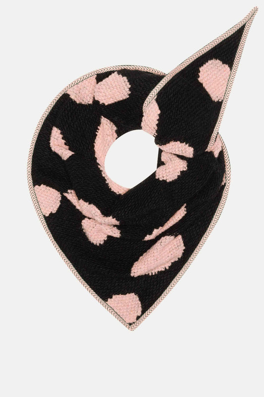 POM Amsterdam Shawls Black / OS SHAWL - Dots Noir