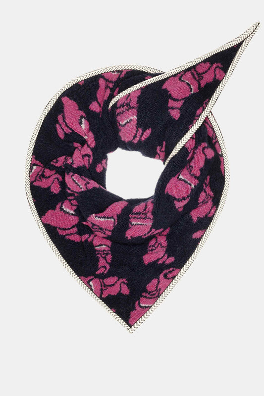 POM Amsterdam Shawls Blue / OS SHAWL - Les Croissaints