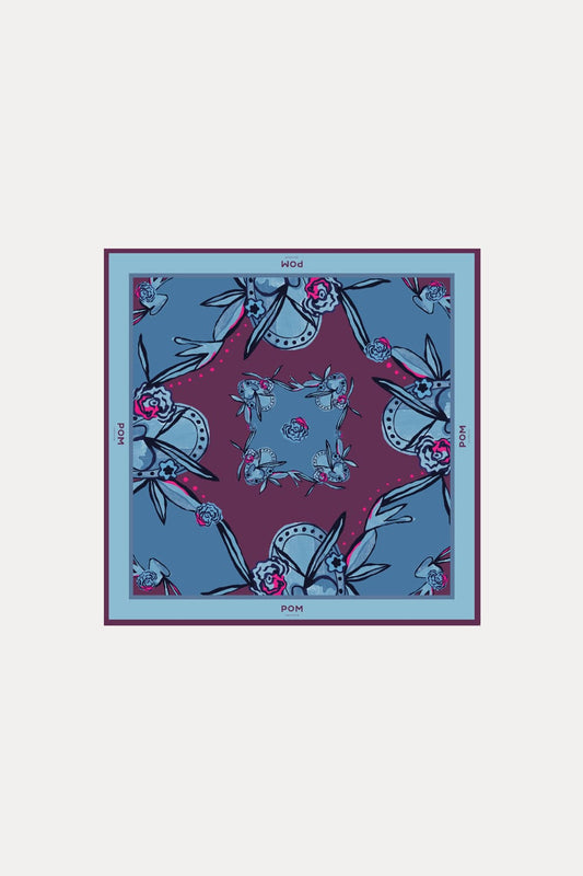 POM Amsterdam Shawls Blue / OS SHAWL - Mystic Dinner Small