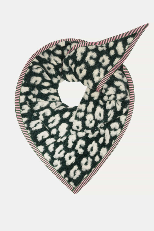 POM Amsterdam Shawls Green / OS SHAWL - Leopard Green