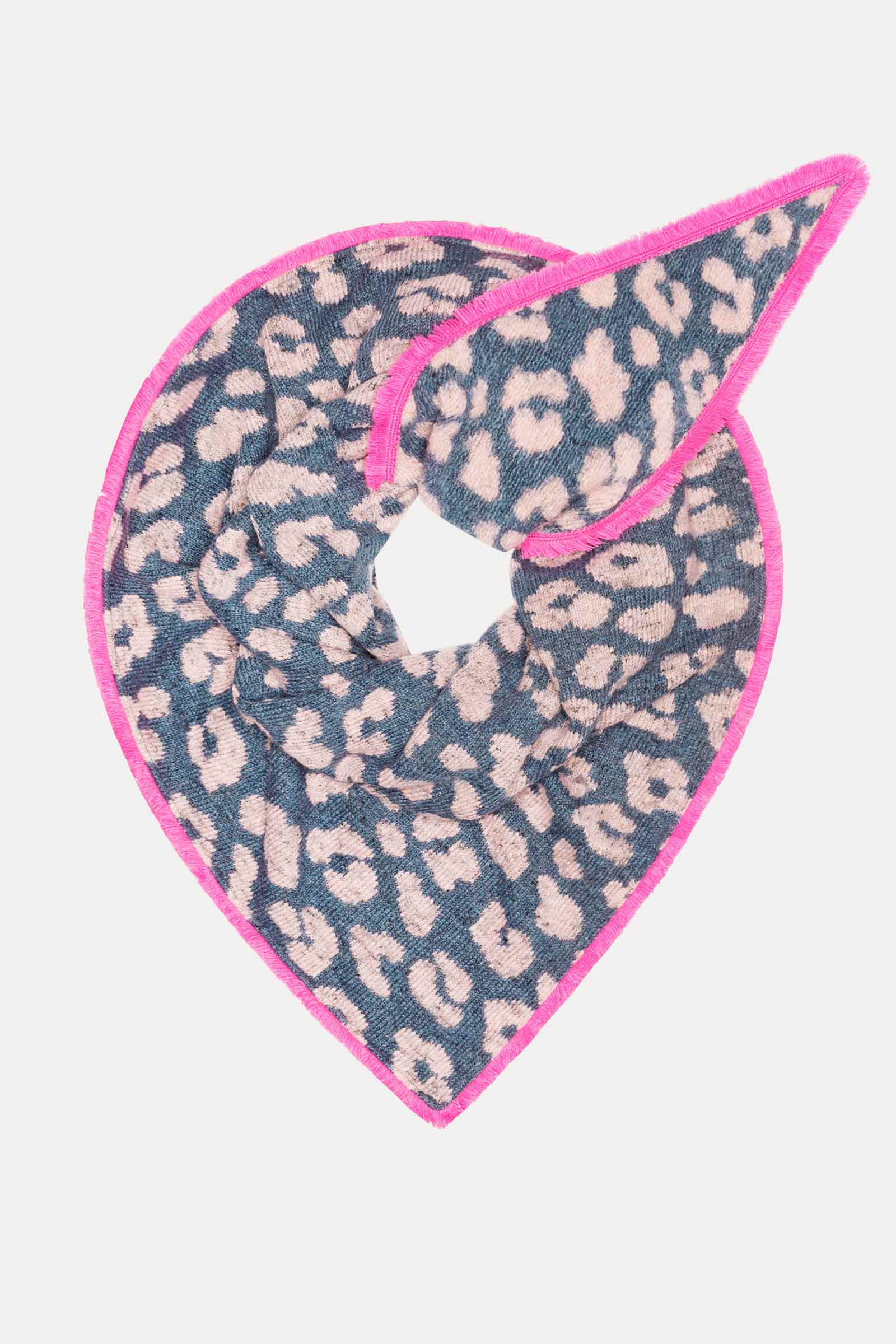 POM Amsterdam Shawls Grey / OS SHAWL - Leopard Grey