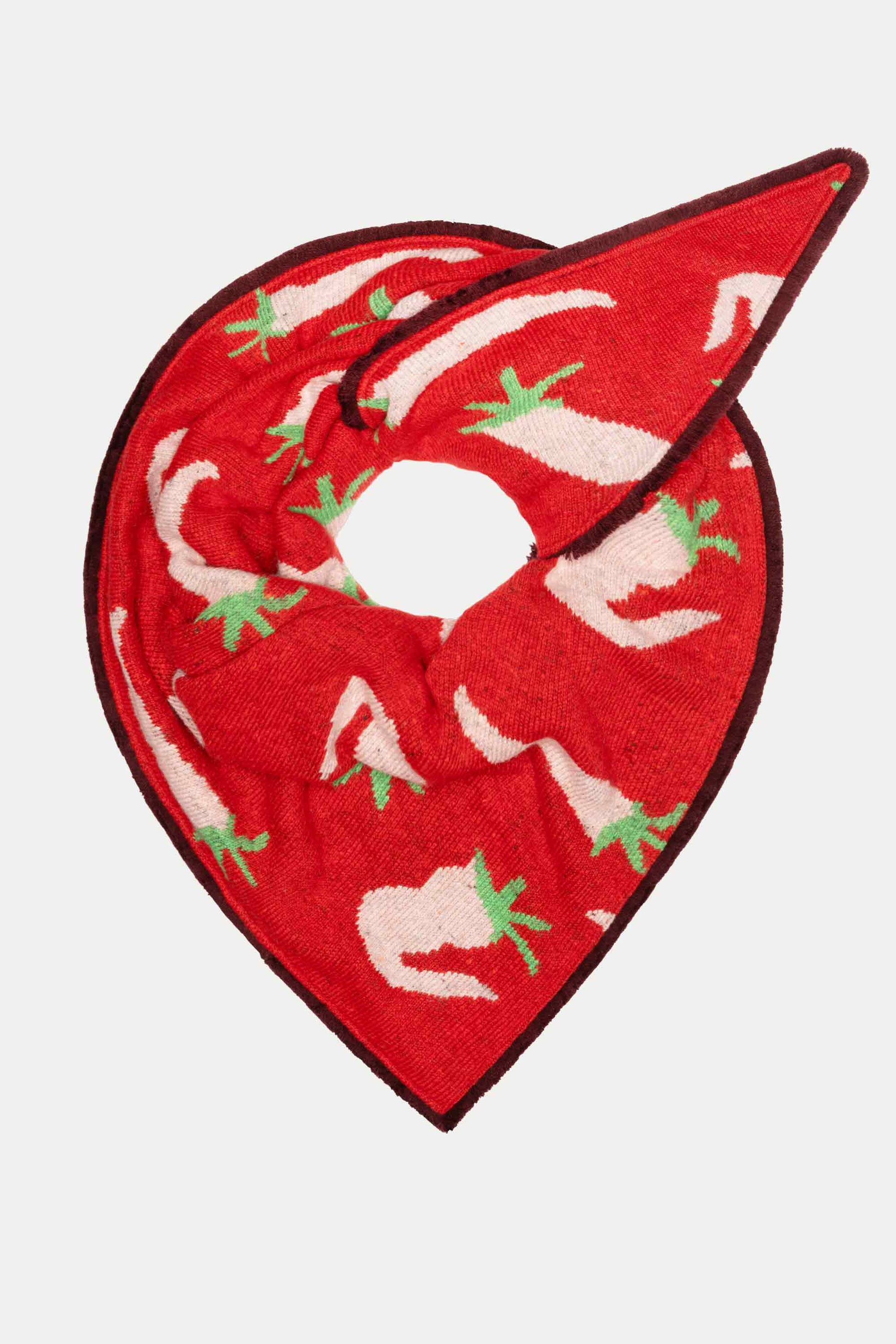 POM Amsterdam Shawls Red / OS SHAWL - Pepper Garden