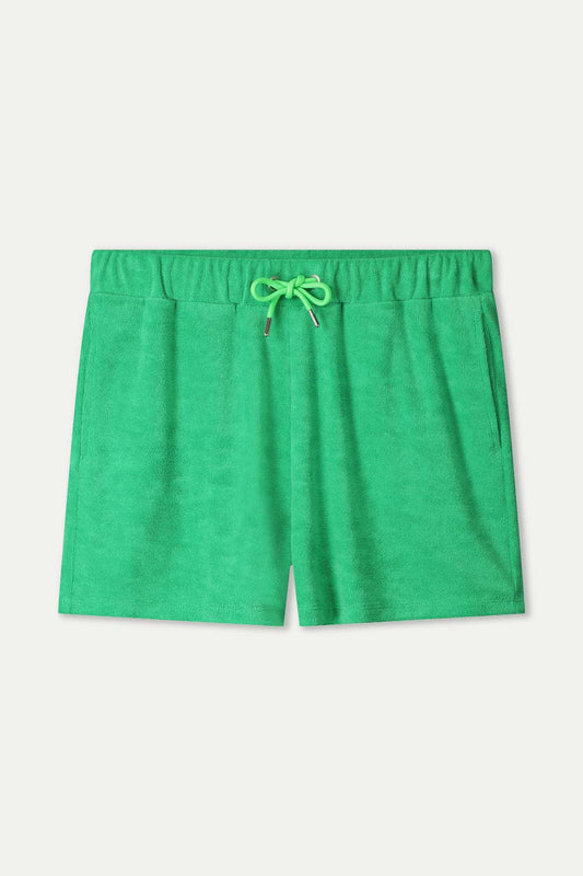 POM Amsterdam Shorts SHORTS - Terry Palm Green