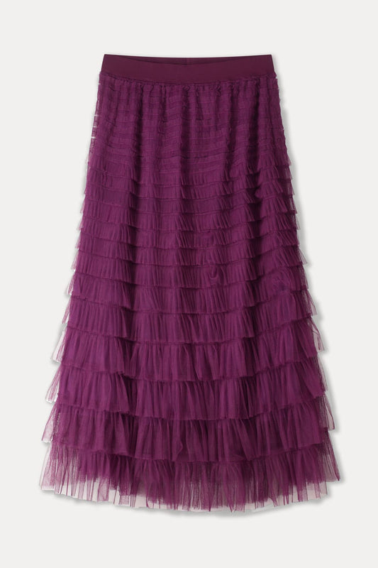 POM Amsterdam Skirts SKIRT - Bella Dark Plum