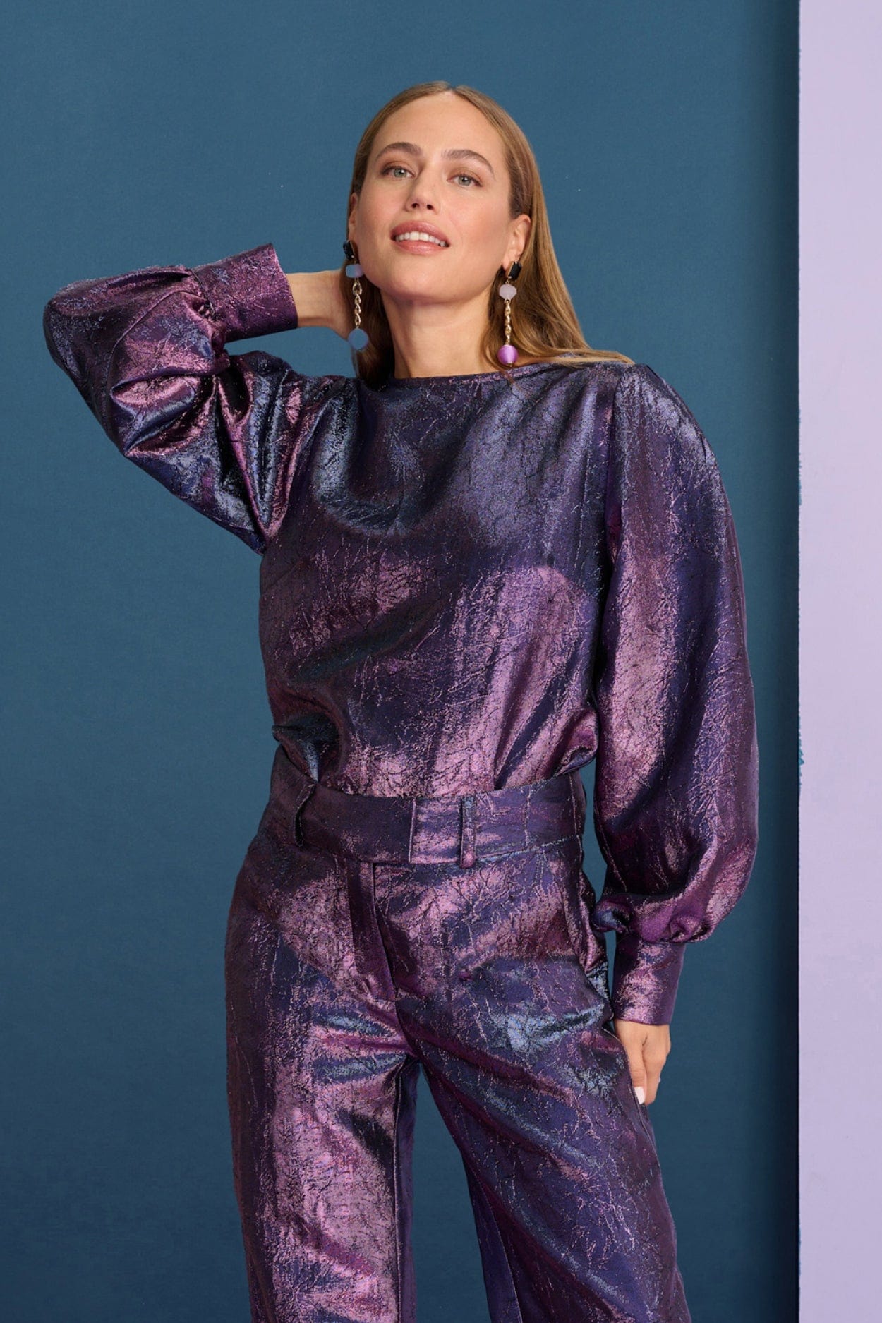 POM Amsterdam Tops Purple / 34 TOP - Stardust Violet