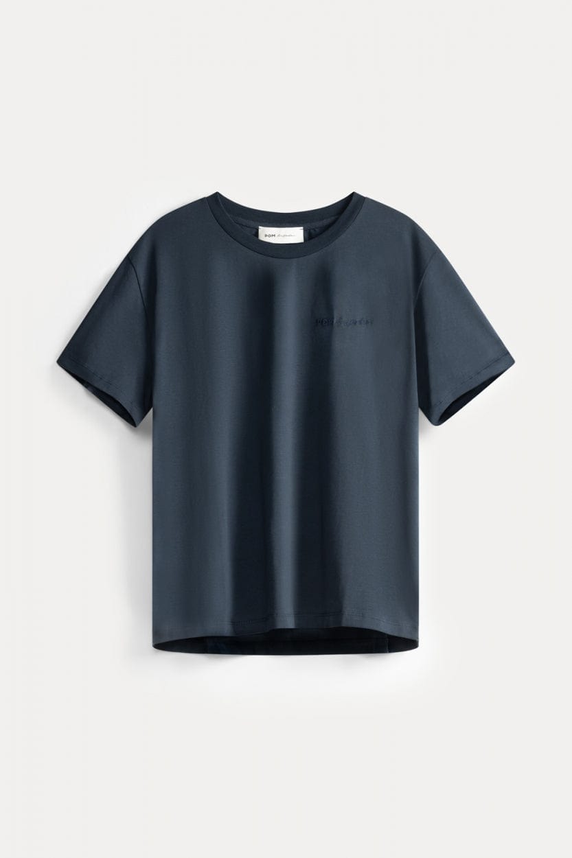 POM Amsterdam Tshirts TSHIRT - Eef Dark Blue