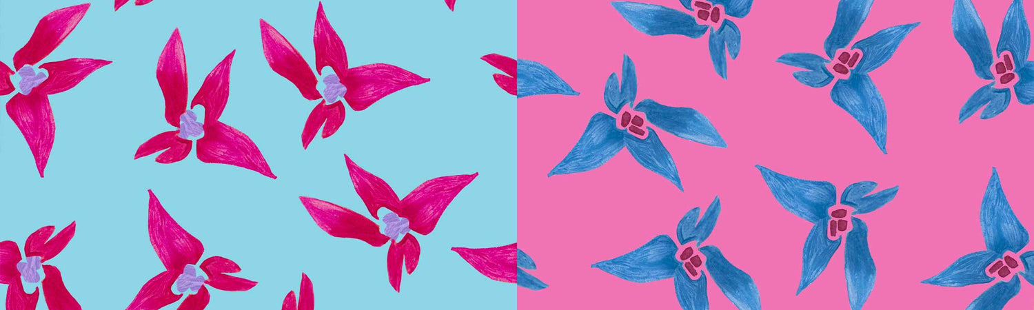 Origami Flower Print