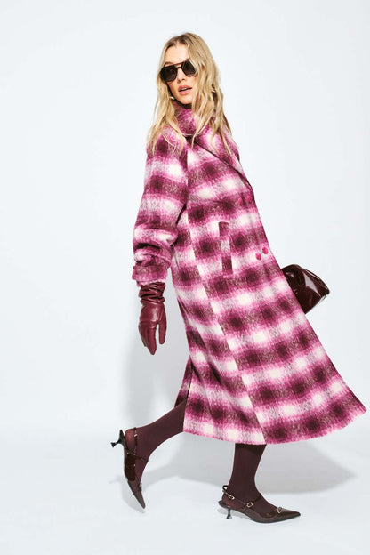 COAT - Chris Pink Check