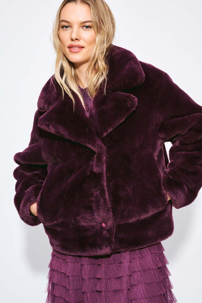 COAT - Cleo Dark Plum