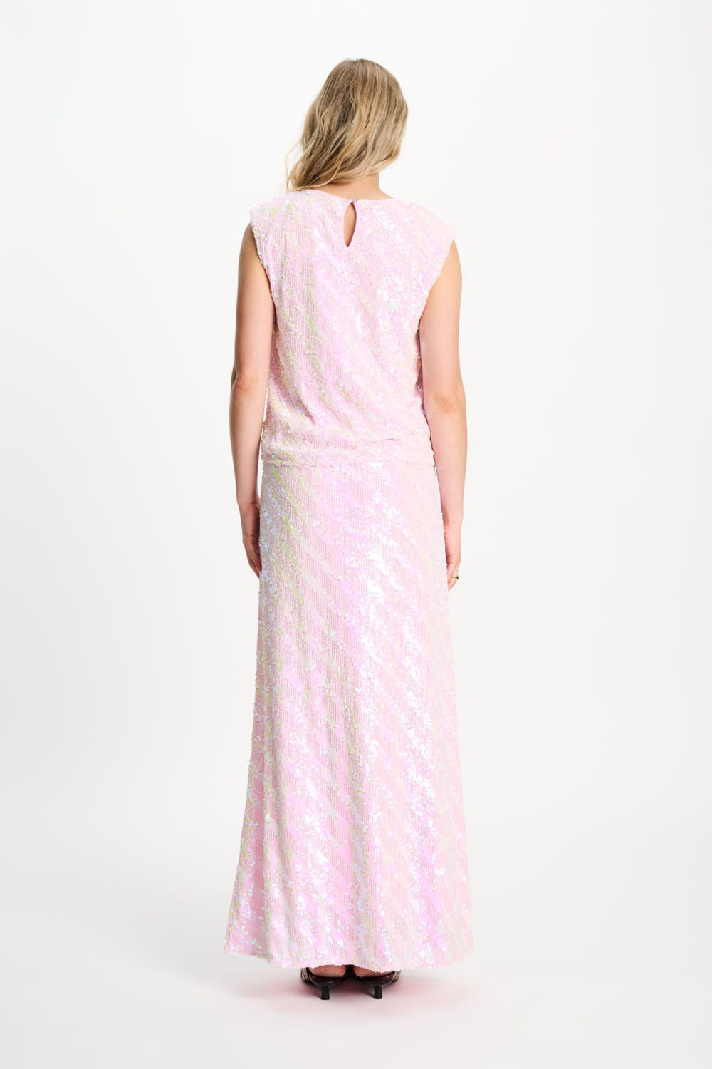 POM Amsterdam Skirts SKIRT - Sequins Shell Pink