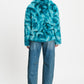 COAT - Cleo Teal Green Animal