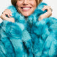COAT - Cleo Teal Green Animal