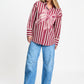 BLOUSE - Beau Ribbon Red