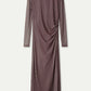 DRESS - Amber Check Brown