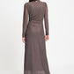 DRESS - Amber Check Brown