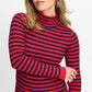 PULLOVER - Riley Striped Rouge Blue
