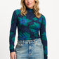 TURTLENECK - Romi Jersey Bloom Teal Green