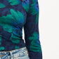 TURTLENECK - Romi Jersey Bloom Teal Green
