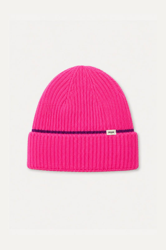 POM Amsterdam Accessoires Pink / OS BEANIE - Hanna Ultra Pink