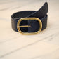 POM Amsterdam Belts BELT - Olivia Suede Navy