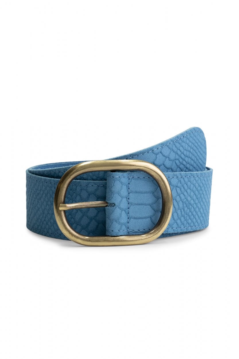 POM Amsterdam Belts BELT - Olivia Suede Sky Blue