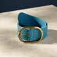 POM Amsterdam Belts BELT - Olivia Suede Sky Blue