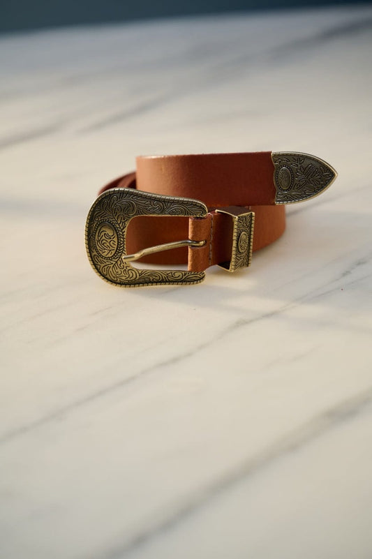 POM Amsterdam Belts Brown / 75 BELT - Billie Leather Chestnut