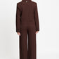 POM Amsterdam Blazers BLAZER - Cassie Chocolate Brown