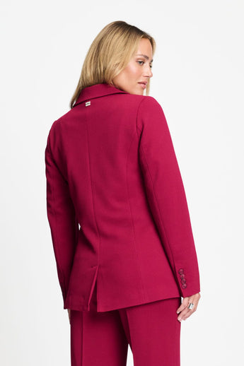 POM Amsterdam Blazers BLAZER - Chloé Burgundy Red