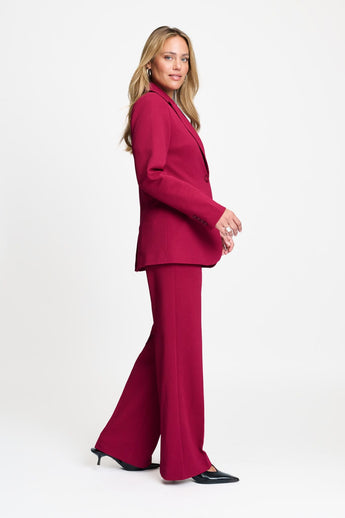 POM Amsterdam Blazers BLAZER - Chloé Burgundy Red