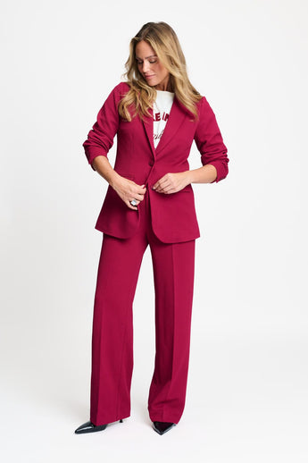 POM Amsterdam Blazers BLAZER - Chloé Burgundy Red