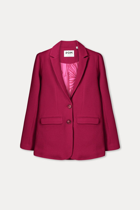 POM Amsterdam Blazers BLAZER - Chloé Burgundy Red